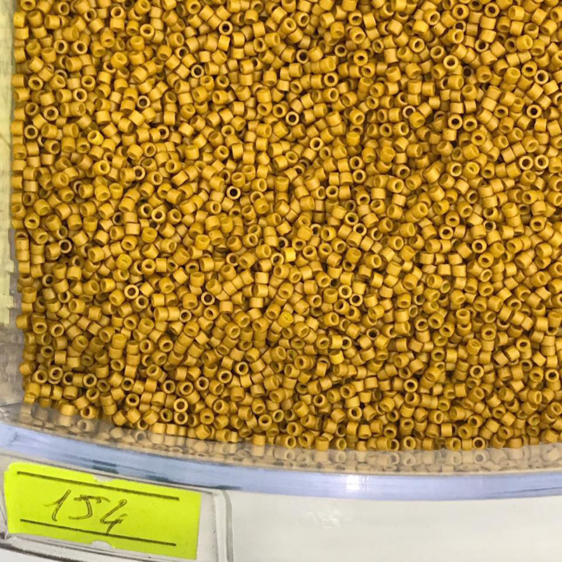 Miyuki Boncuk ( Delica Db 11-0 Kesim Kod: 154 ) Açık Kahve Rengi ( 2 gram )